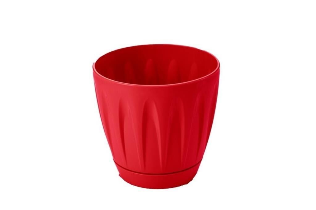 Omnipazar SO-P002 Papatya Saksı Takım 1,5 Litre No 2 Kırmızı