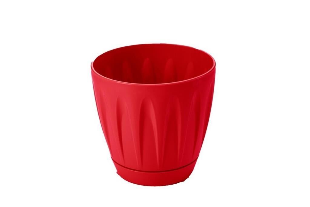 Omnipazar SO-P002 Papatya Saksı Takım 1,5 Litre No 2 Kırmızı
