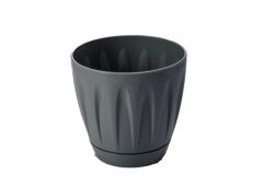 Omnipazar SO-P003 Papatya Saksı Takım 3 Litre No 3 Antrasit (116)