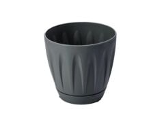 Omnipazar SO-P003 Papatya Saksı Takım 3 Litre No 3 Antrasit (116)