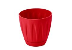 Omnipazar SO-P004 Papatya Saksı Takım 6 Litre No 4 Kırmızı