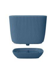 Omnipazar KRS-383 Dekoratif Plastik Mercan Kare Saksı 1.8 Litre No 3