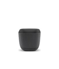 Omnipazar KRS-383 Dekoratif Plastik Mercan Kare Saksı 1.8 Litre No 3