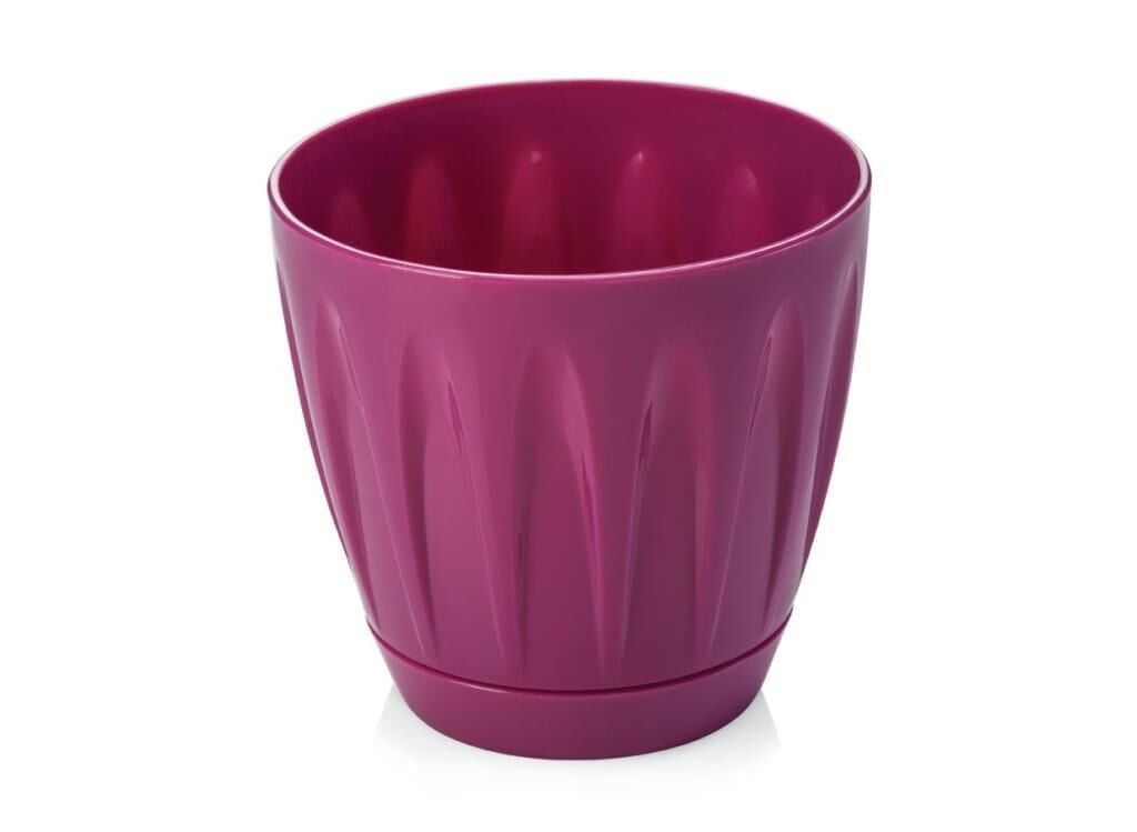 Omnipazar SO-P005 Papatya Saksı Takım 12 Litre No 5 Vişne (102)