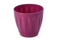 Omnipazar SO-P005 Papatya Saksı Takım 12 Litre No 5 Vişne (102)