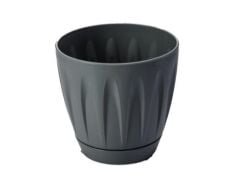 Omnipazar SO-P005 Papatya Saksı Takım 12 Litre No 5 Antrasit (116)