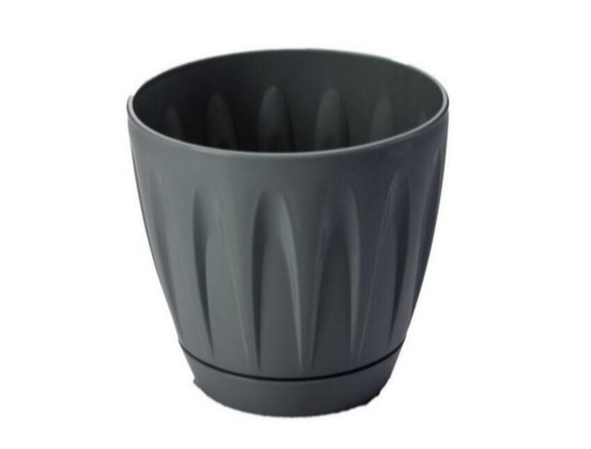 Omnipazar SO-P006 Papatya Saksı Takım 22 Litre No 6 Antrasit (116)