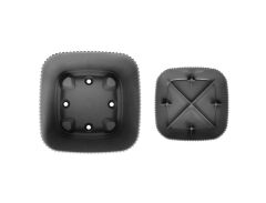 Omnipazar KRS-384 Dekoratif Plastik Mercan Kare Saksı 4 Litre No 4 Antrasit (116)