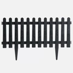 Omnipazar SO-IBC1 Eko İstanbul Bahçe Çiti 4'lü Set 55x34 cm Antrasit