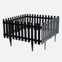 Omnipazar SO-IBC1 Eko İstanbul Bahçe Çiti 4'lü Set 55x34 cm Antrasit