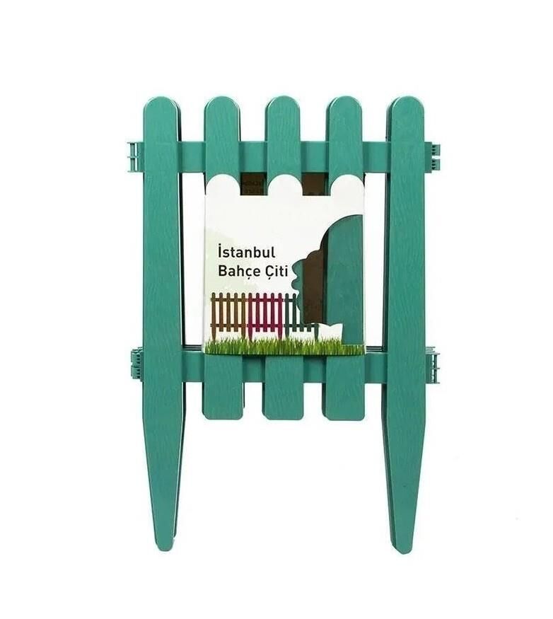 Omnipazar SO-IBC2 Eko İstanbul Bahçe Çiti 4'lü Set 40x59 cm Yeşil