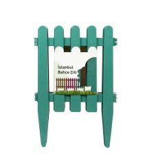 Omnipazar SO-IBC2 Eko İstanbul Bahçe Çiti 4'lü Set 40x59 cm Yeşil