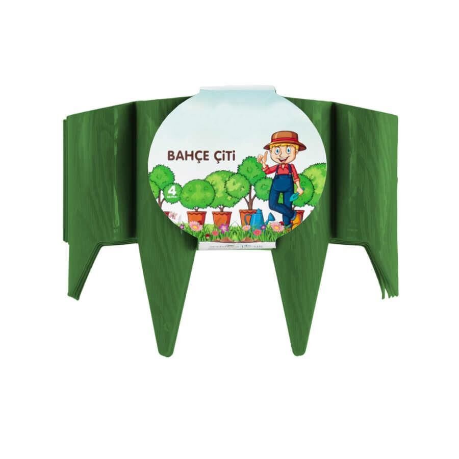 Omnipazar SO-IBC3 Eko İstanbul Bahçe Çiti 4'lü Set 31x23 cm YEŞİL