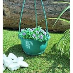 Omnipazar SO-SM02 Safir Makrome Askılı Balkon Saksı 3.4 lt Yeşil 6 Adet