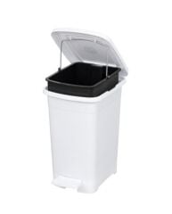 Omnipazar ELF-İ342 Slim Pedallı Plastik Çöp Kovası İç Kovalı 25 lt