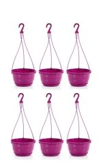 Omnipazar SO-SM03 Safir Makrome Askılı Balkon Saksı 6 lt Vişne 6 Adet