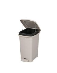 Omnipazar ELF-İ344 Slim Pedallı Plastik Çöp Kovası İç Kovalı 8 lt