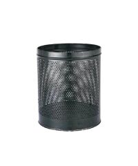 Omnisoft PLX 3700-1 Metal Masa Altı Delikli Çöp Kovası Siyah