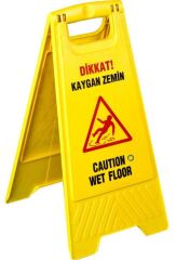 Omnisoft UCTM KZ100 Kaygan Zemin Uyarı Levhası 6 Adet