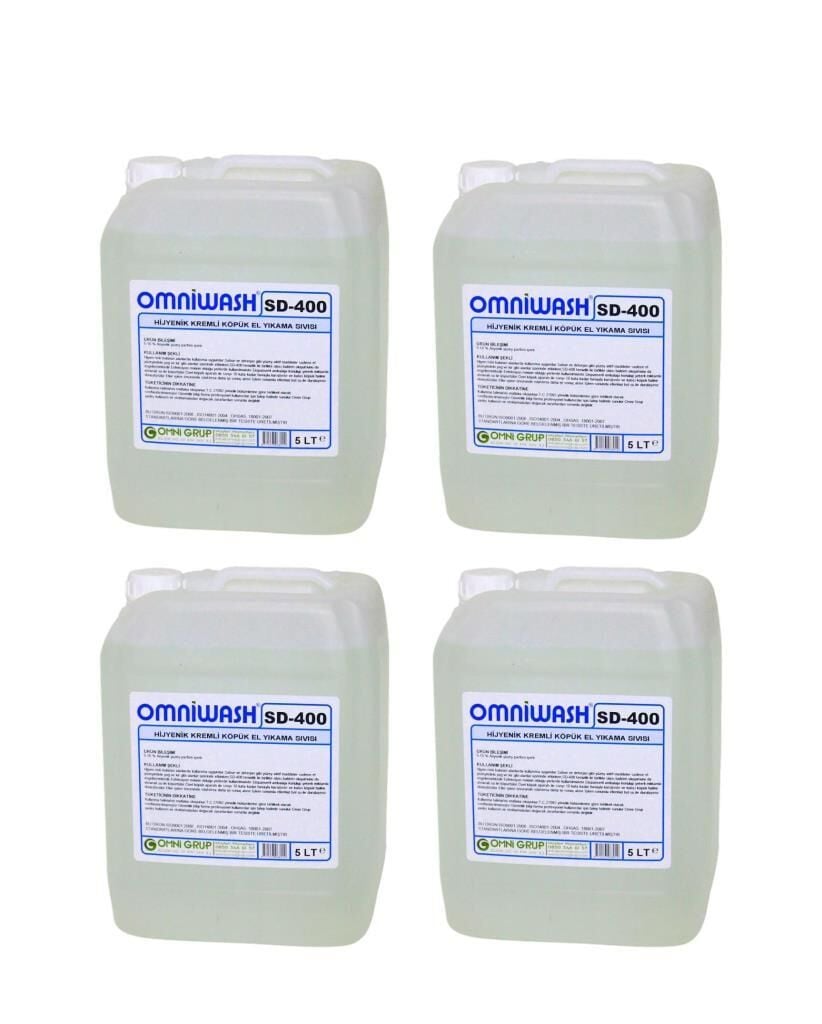 Omniwash SD-400 5000ml Hijyenik Köpük Sıvı El Sabunu 4 Adet