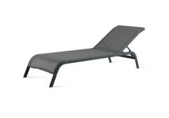 Omnipazar SY-2532 Brezza Fileli Alüminyum Lüks Şezlong Antrasit