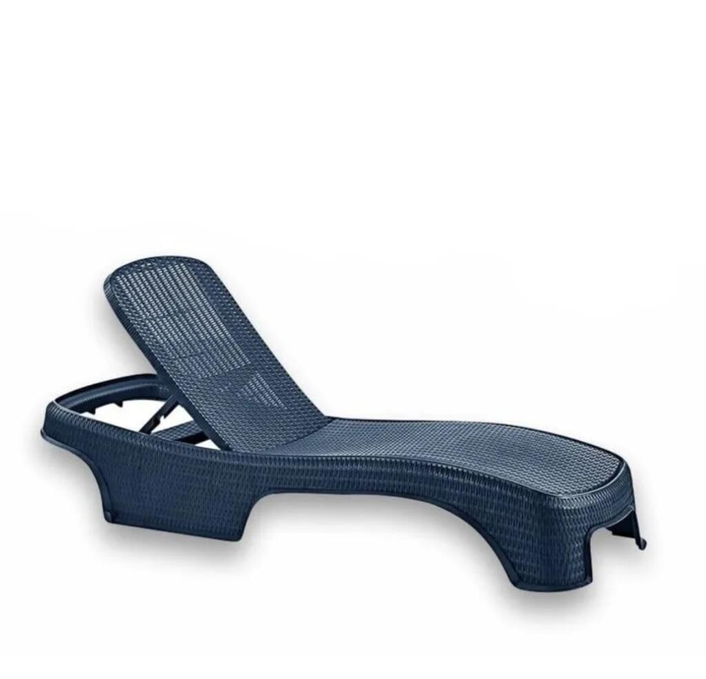 Omnipazar SY-2536 Antrasit Brezza Royal Lüks Rattan Şezlong