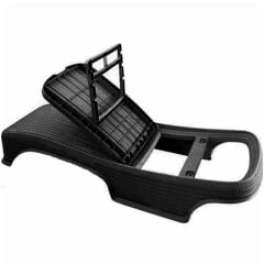 Omnipazar SY-2536 Antrasit Brezza Royal Lüks Rattan Şezlong 2'li Set