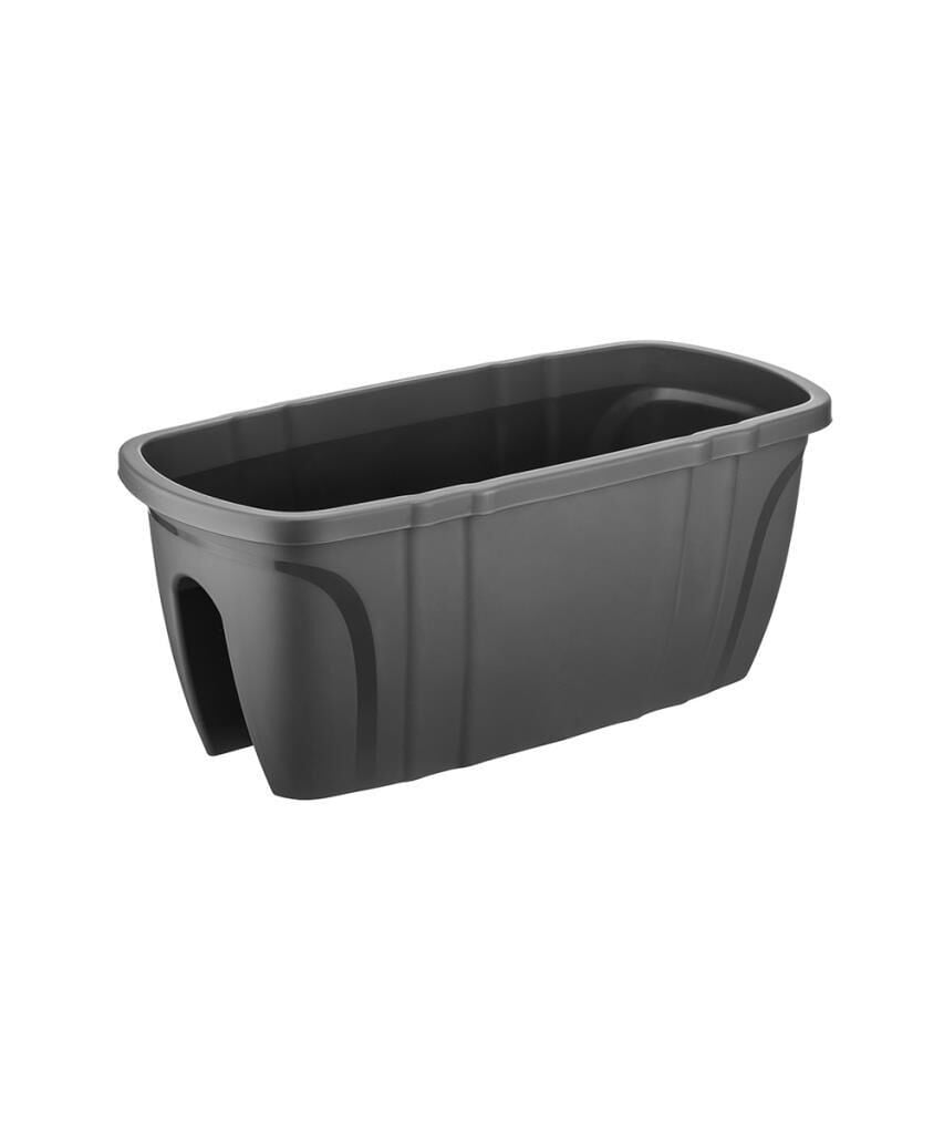 Omnipazar SY-5710 Opal Balkon Küpeşte Saksı No 1 Antrasit (116)