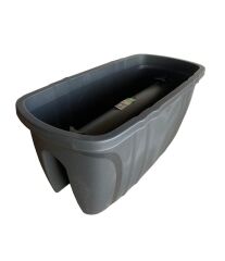 Omnipazar SY-5710 Opal Balkon Küpeşte Saksı No 1 Antrasit (116)