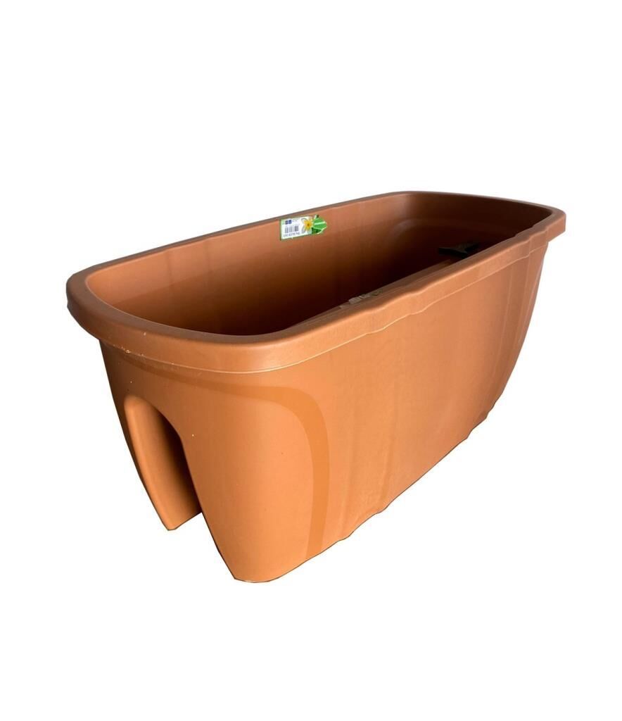 Omnipazar SY-5710 Opal Balkon Küpeşte Saksı No 1 Kiremit (108)