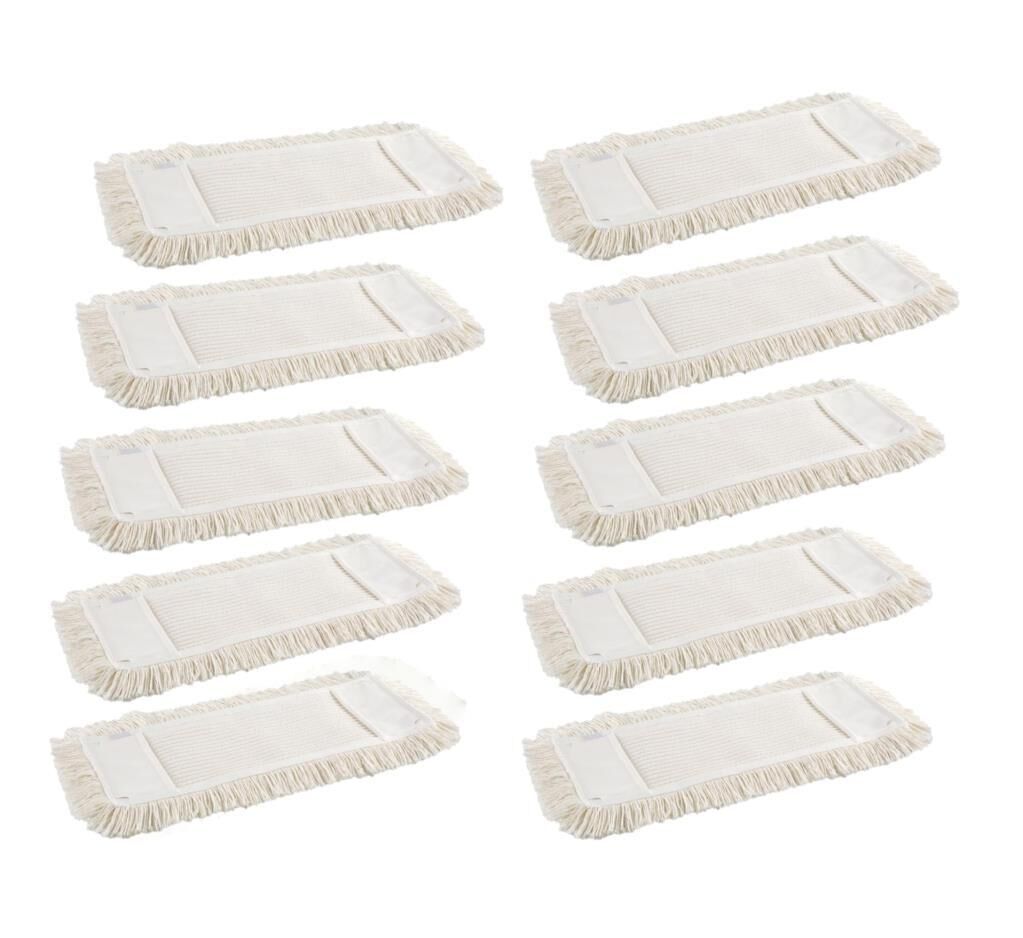Omniclean 60 cm Nemli Mop Yedek Bezi Beyaz 10 Adet