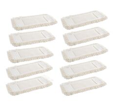 Omniclean 60 cm Nemli Mop Yedek Bezi Beyaz 10 Adet