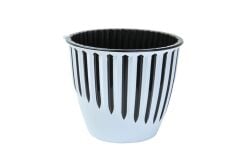 Omnipazar SO-PYN4 Piyano Dekoratif Saksı 1.9 Litre No 4 Beyaz