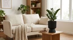 SO-LTSA02 Lotus Ayaklı Plastik Vazo Çiçek Saksı 5 Lt No: 2 Siyah 6 Adet