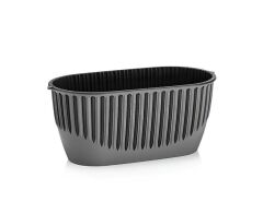 Omnipazar SO-PYNB1 Dekoratif Piyano Balkon Saksı 4.5 Litre No 1 Antrasit (116)