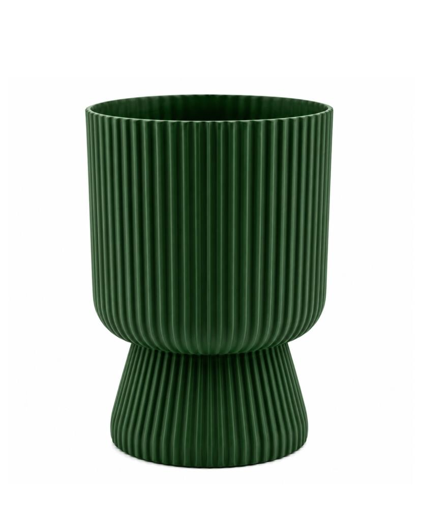 Omnipazar SO-LTSA03 Lotus Ayaklı Plastik Vazo Çiçek Saksı 10,5 Litre No: 3