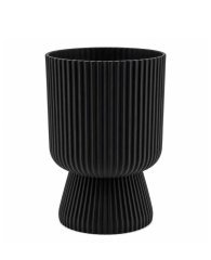 Omnipazar SO-LTSA03 Lotus Ayaklı Plastik Vazo Çiçek Saksı 10,5 Litre No: 3