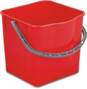 Temizlik Arabası Yedek Kovası 20 Litre Kırmızı