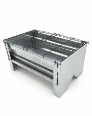 Omnipazar Portatif Taşınabilir Katlanır Galvaniz Paslanmaz Mangal