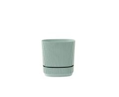 Omnipazar KRS-242 Pera Kare Dekoratif Kaktus Sukulent Saksı 1,20 Litre No 2 YEŞİL