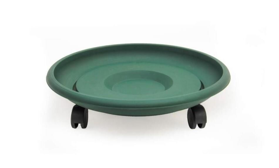 Omnipazar SO-TT02 Tekerlekli Saksı Tabağı No 2 YEŞİL