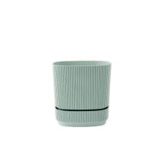 Omnipazar KRS-244 Pera Kare Dekoratif Kaktus Sukulent Saksı 4,6 Litre No 4 YEŞİL