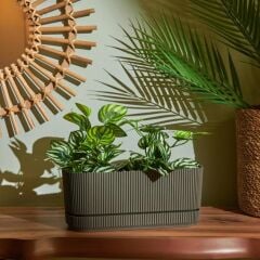 Omnipazar KRS-245 Pera Uzun Dekoratif Balkon Saksı 1.5 Litre No 1