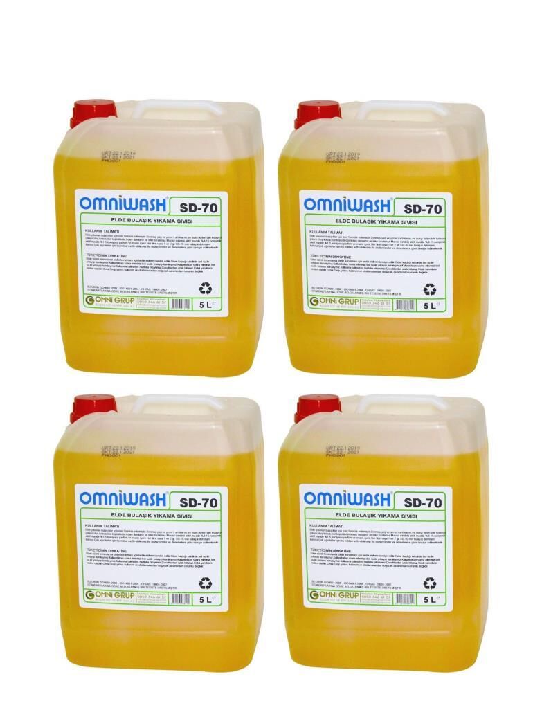 Omniwash SD-70 Elde Bulaşık Yıkama Deterjanı 4 x 5000ml