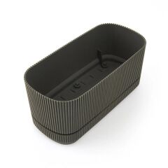 Omnipazar KRS-246 Pera Uzun Dekoratif Balkon Saksı 3 Litre No 2 Kahverengi