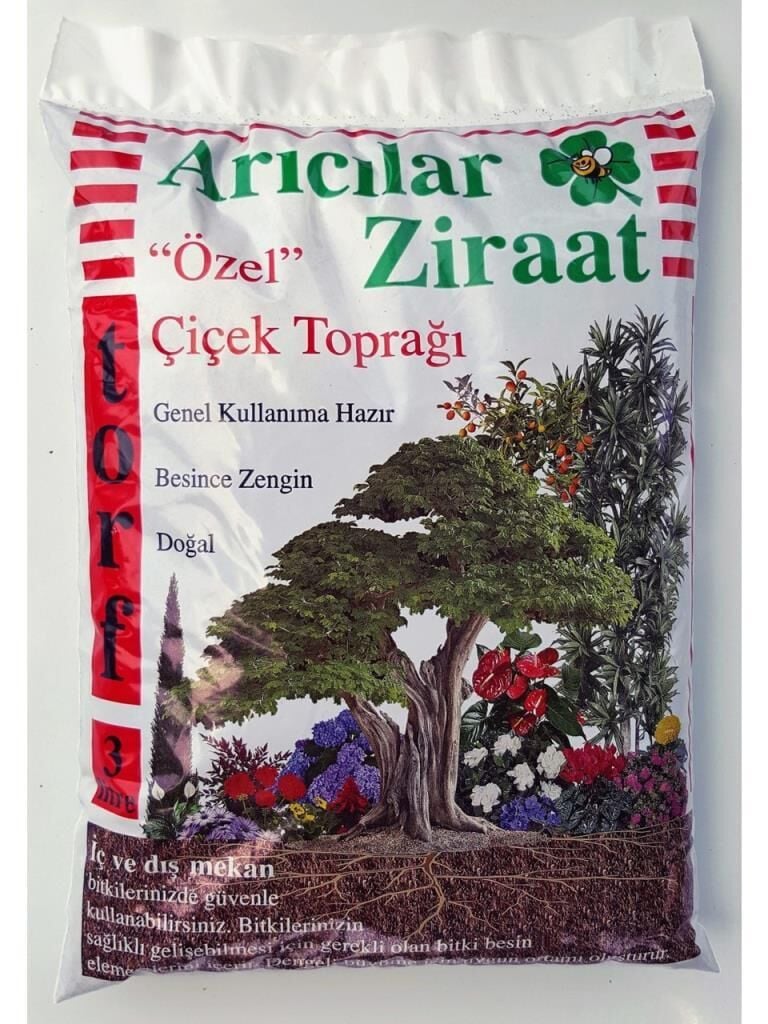Omnipazar SO-ITOP3 Bitki Çiçek Toprağı Torf Toprak 3 Litre