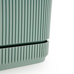 Omnipazar KRS-246 Pera Uzun Dekoratif Balkon Saksı 3 Litre No 2 YEŞİL