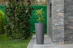 Omnipazar SO-KVT1 Kumsal Vazo Saksı Takımı 51 lt Antrasit 3 Adet