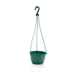 Omnipazar SO-SM01 Safir Makrome Askılı Balkon Saksı Takımı 1,7 litre No 1 YEŞİL