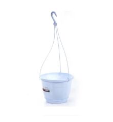 Omnipazar SO-SM02 Safir Makrome Askılı Balkon Saksı Takımı 3.4 litre No 2 Beyaz (01001)